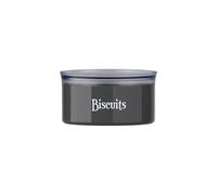 Guzzini - Barattolo ovale salvafreschezza con scritta 'Biscuits' (Carbone)