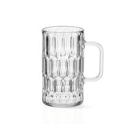GUZZINI Bicchiere Birra “Vanity” 590 ml in Cristallo Acrilico Trasparente - Calice Resistente Design Elegante