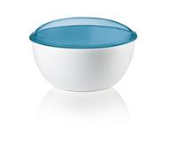 Guzzini Biscottiera Gocce, Blu Marino, 23 x h13 cm