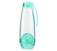 Guzzini Borraccia con Infusore On The Go, Azzurro, Ø8 x h24 cm
