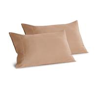 GUZZINI Botanical - 2 Federe Cuscino Letto 50x80 in 100% Cotone Organico Certificato OekoTex Fresco e Traspirante, Federa Cuscino con Patella 15 cm, Biancheria da Letto Delicata, Morbida e Avvolgente