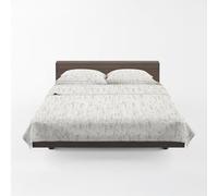 GUZZINI Botanical - Completo Letto Matrimoniale Lenzuola Matrimoniali Cotone 100% Organico 240x280 + Lenzuolo con Angoli Matrimoniale Coprimaterasso Sotto 180x200 + 2 Federe Cuscino Letto 50x80