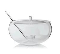 GUZZINI Bowl Poncera con Coperchio e Mestolo Trasparente 10L