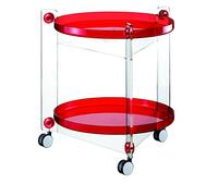 Guzzini Carrello Home, Rosso Chiaro, 66 x 63.5 cm