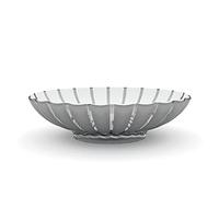 Guzzini Centrotavola/Fruttiera Grace, Grigio Cielo, 30.5 x 37.5 x h9 cm