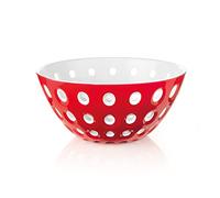 Guzzini Ciotola Le Murrine, Rosso/Bianco/Rosso Trasparente, Ø20 x h9 cm