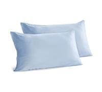 GUZZINI Classic - 2 Federe Cuscino Letto 50x80 in 100% Cotone Percalle Certificato OekoTex Fresco e Traspirante, Federa Cuscino con Patella di 15 cm, Biancheria da Letto Delicata, Morbida e Avvolgente