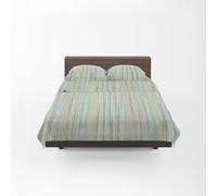 GUZZINI Classic - Completo Letto Cotone Percalle con Lenzuola Una Piazza e Mezza 180x280 + 1 Lenzuolo con Angoli Coprimaterasso Una Piazza e Mezza 125x200 Materasso 30cm + 2 Federe Cuscino Letto 50x80