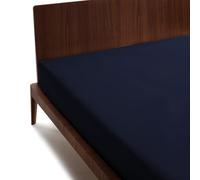 GUZZINI Classic - Lenzuolo con Angoli Una Piazza e Mezza 125x200 Sotto, 100% Cotone Percalle Certificato OekoTex Fresco e Traspirante, Coprimaterasso Una Piazza e Mezza con Angolo Elastico Alto 30 cm