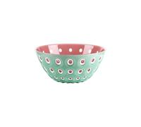 Ciotola contenitore BOWL 3 COLOR TECH Dimensioni 20xh 9 cm -1350 cc Le Murrine , multicolor effetto tricolore, Verde matcha /Bianco/Malva multicolor