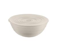 Contenitore con Coperchio, Tierra L Diametro 25xh10,80 cm - CC 3100 Post Consumed Recycled Poliestereastic bianco latte bianco latte