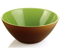 Guzzini Contenitore My Fusion, Caffè/Kiwi, Ø20 x h8.5 cm