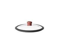 GUZZINI Coperchio in Vetro Curvo D 20 Cm Cook&Color Rosso Mattone