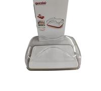 Guzzini Copriformaggio Rettangolare Gocce, Sabbia, 25.5 x 18 x h11.5 cm