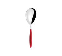Cucchiaio Pala Risotto Feeling Guzzini 210 mm in acciaio 18/10 manico in ABS composizione in scatola regalo Rosso rosso