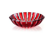 Guzzini - DOLCEVITA Cestino, Fruttiera - Rosso, Ø 25 x h6,5 cm - 29740165