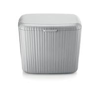 Guzzini BIO WASTY Bidoncino, 100% Post Consumer Recycled Plastic, Grigio Opaco, 3,7 Lt