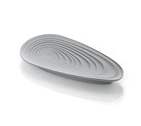 Guzzini - Eco-Kitchen, KEEP CLEAN, Poggiamestolo, Poggia Posate, Materiale Riciclato - Grigio Opaco, 25x12,5xh 3 cm - 17990033