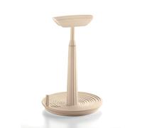 Guzzini - Eco-Kitchen, Stop&Tear, Portarotolo Universale da Cucina in Plastica Riciclata - Argilla, Ø 17 x h26 cm - 18020179