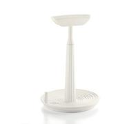 Guzzini - Eco-Kitchen, Stop&Tear, Portarotolo Universale da Cucina in Plastica Riciclata - Bianco Latte, Ø 17 x h26 cm - 180201156