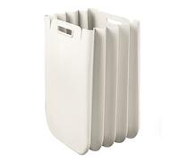 Guzzini Eco-Packly Contenitore salvaspazio e multiuso, Bianco latte, 25 Lt | Pieghevole e salvaspazio, 25 L, multiuso, con maniglie e bordo fermasacco, in plastica riciclata post-consumo. Made in Italy.