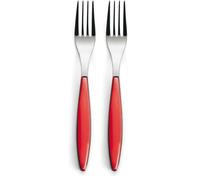 Guzzini - Feeling, Forchetta - Rosso, 20.5 cm - 23000265 (Confezione da 2)