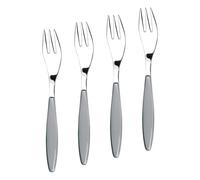 Guzzini Forchetta Dolce Feeling, Grigio Cielo, 15.5 cm (Confezione da 4)