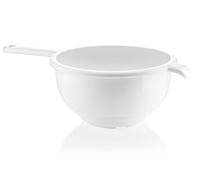 Guzzini Forme Casa 120153-11 Colapasta con Manico, Plastica, Bianco, Diametro 24 cm