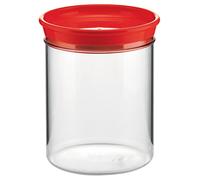 Guzzini Formecasa Barattolo Trasparente, Plastica, gr1000, Tappo Rosso