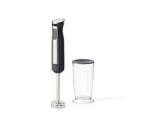 Guzzini, Sous Chef, Frullatore Bio-based, 600W, con Funzione Turbo, Gambo in Acciaio Inox, con Bicchiere Graduato 700 ml (Anthracite)