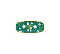Vassoio Rettangolare Piccolo Linea Table Decor Fusion Dimensione 39x16,5xh 2,5 cm con decoro studiato x la lavastoviglie colore verde multicolor verde