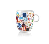 Guzzini - Gocce, Alphabet Tazza in Porcellana - Multicolore, Ø 8,5 x h10 cm - 10850052