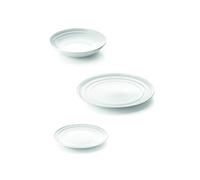 Guzzini Gocce Everyday Set 6 Posti Tavola, Porcellana, Bianco, 6 unit - NUOVO