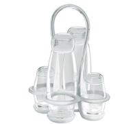 Set aceto olio sale e pepe guzzini bianco collezione gocce bianco 23130000
