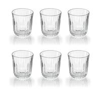 Guzzini Gocce Set 6 Bicchieri in Vetro Everyday 320 Cc Trasparente