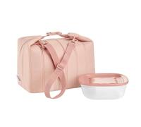 Guzzini Handy Bio Borsa Termica Porta Pranzo 12 Lt, Contenitore 1,4 L, Rosa | Look elegante e contemporaneo, efficace isolamento termico, capiente e salvaspazio, pratica da trasportare. Sostenibile.