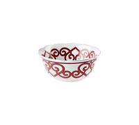 GUZZINI Contenitore Natalizio Harmonia Melamina D 22,50 Cm H 10 Cm Table Decor Bianco Rosso