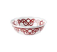 GUZZINI Contenitore Natalizio Harmonia Melamina D 30 Cm Table Decor Bianco Rosso
