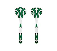 Guzzini - Harmonia Posate Insalata in Melamina, Design Elegante, Resistenti agli Urti, Lavabili in Lavastoviglie (Verde Bosco) - 13292164