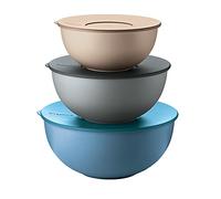 Fratelli Guzzini Everywhere, Contenitori per Alimenti, Blu, Marrone, Verde, 3 Pezzi, 910 g, 280 mm, 138 mm