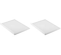 Guzzini Kitchen Active Design Non Slip Chop Tagliere, Bianco, 29.4x2x0.5 cm (Confezione da 2)