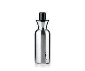 Guzzini - Kitchen Active Design, Perfect Dressing Steel Edition, Oliera/Acetiera in Acciaio Inox - Nero, Ø 6 x h19,5 cm | 330 CC - 11720010