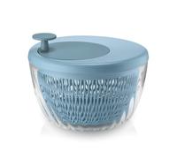 Guzzini - Kitchen Active Design, SPIN&STORE, Centrifuga Insalata con Coperchio - Celeste Mat, Ø 26 x h19 cm - 170900134