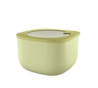 Guzzini - Kitchen Active Design, STORE&MORE BIO, Contenitore Ermetico Alto per Frigo/Freezer/Microonde (L) - Verde Avocado, 19,5 x 19,5 x h12,3 cm | 2800 cc - 170724253