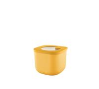 Guzzini - Kitchen Active Design, STORE&MORE BIO, Contenitore Ermetico Alto per Frigo/Freezer/Microonde (S) - Giallo Mango, 12,2 x 12,2 x h9,8 cm | 750cc - 170722236