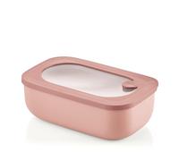 Guzzini - Kitchen Active Design, STORE&MORE BIO, Contenitore Ermetico Rettangolare per Frigo/Freezer/Microonde - Rosa Fiori di Pesco, 20 x12 x h7cm | 900 ml - 171001251