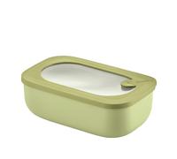Guzzini - Kitchen Active Design, STORE&MORE BIO, Contenitore Ermetico Rettangolare per Frigo/Freezer/Microonde - Verde Avocado, 20 x12 x h7cm | 900 ml - 171001253