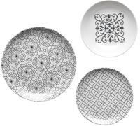 Guzzini Piatto Fondo Le Maioliche, Grigio Cielo, Ø20.3 cm