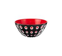 GUZZINI Le Murrine Ciotola Insalatiera 25cm Nero Rosso Plastica