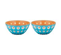 GUZZINI Set 2 Ciotoline Le Murrine in San D 12,5 Cm Azzurro, Arancio